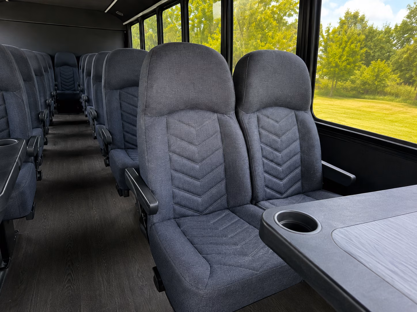 20 passenger minibus inside