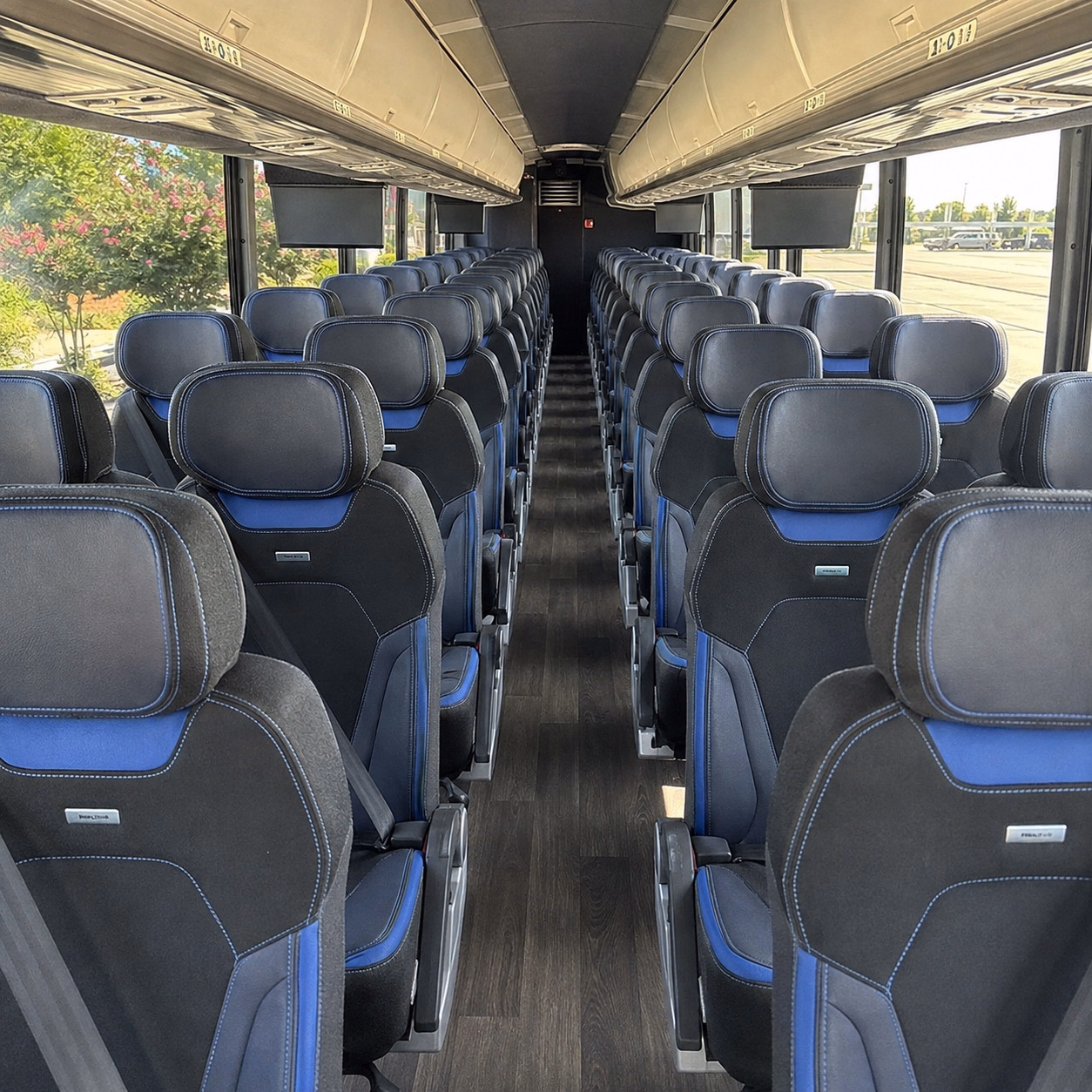winston salem charter bus interior