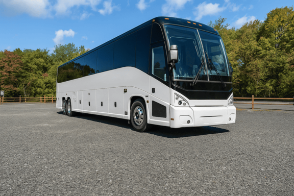 Winston-Salem Shuttle Bus Rentals 56 Passenger Shuttle Bus